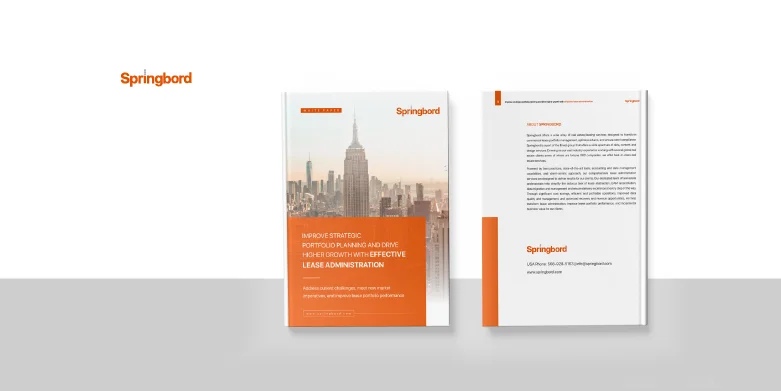 Improve strategic portfolio planning and drive higher growth with effective lease administration